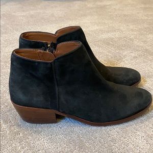 Sam Edelman Black Suede Booties